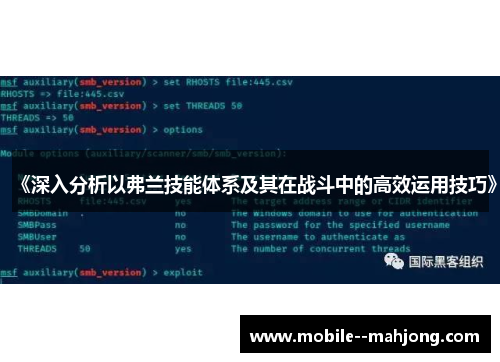 《深入分析以弗兰技能体系及其在战斗中的高效运用技巧》 《深入分析以弗兰技能体系及其在战斗中的高效运用技巧》